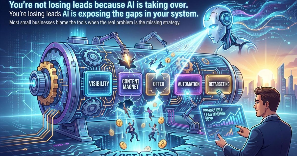 AI Isn’t the Problem - Your Strategy Is: The 5 Lead Systems Every Small Business Needs to Survive 2026