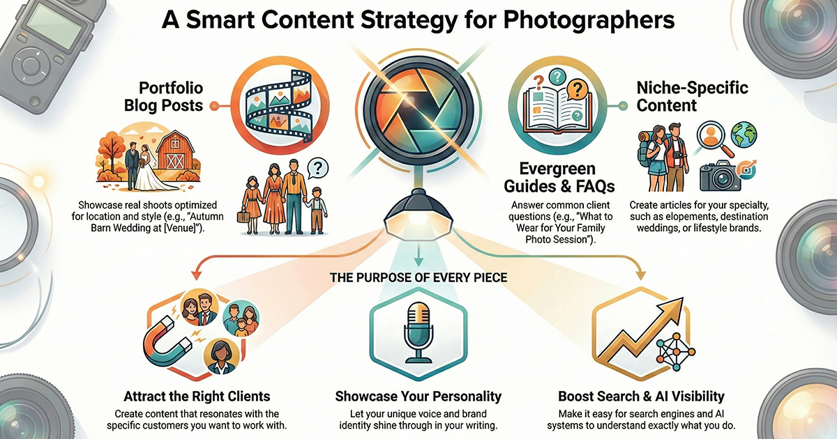 SEO for Photographers & Creative Professionals in Essex & Across the UK 2 Content Marketing for Photographers