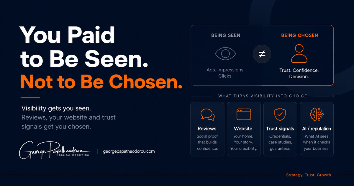 You Paid to Be Seen. Not to Be Chosen.